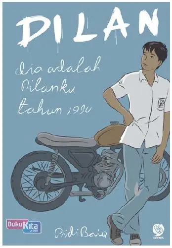 Sampul novel Dilan 1990 karya Pidi Baiq